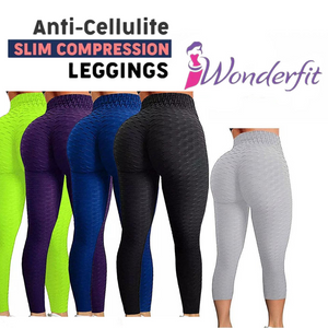 New High Waist Anti-Cellulite Compression Slim Leggings